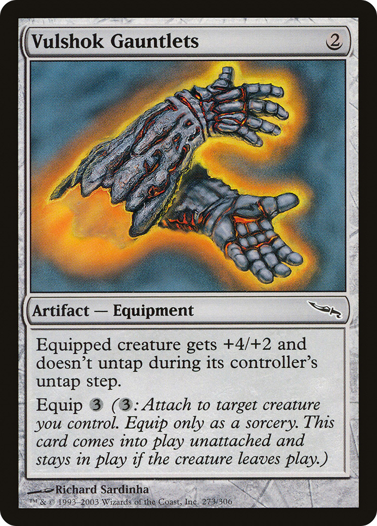 Gantelets Vulshok (MRD-273) - Mirrodin Foil 