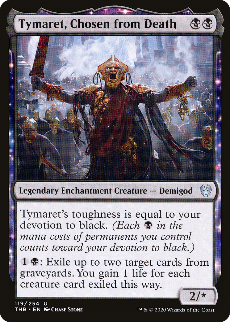 Tymaret, Choisi de la Mort (THB-119) - Theros Au-delà de la Mort : (enchantement) Foil 