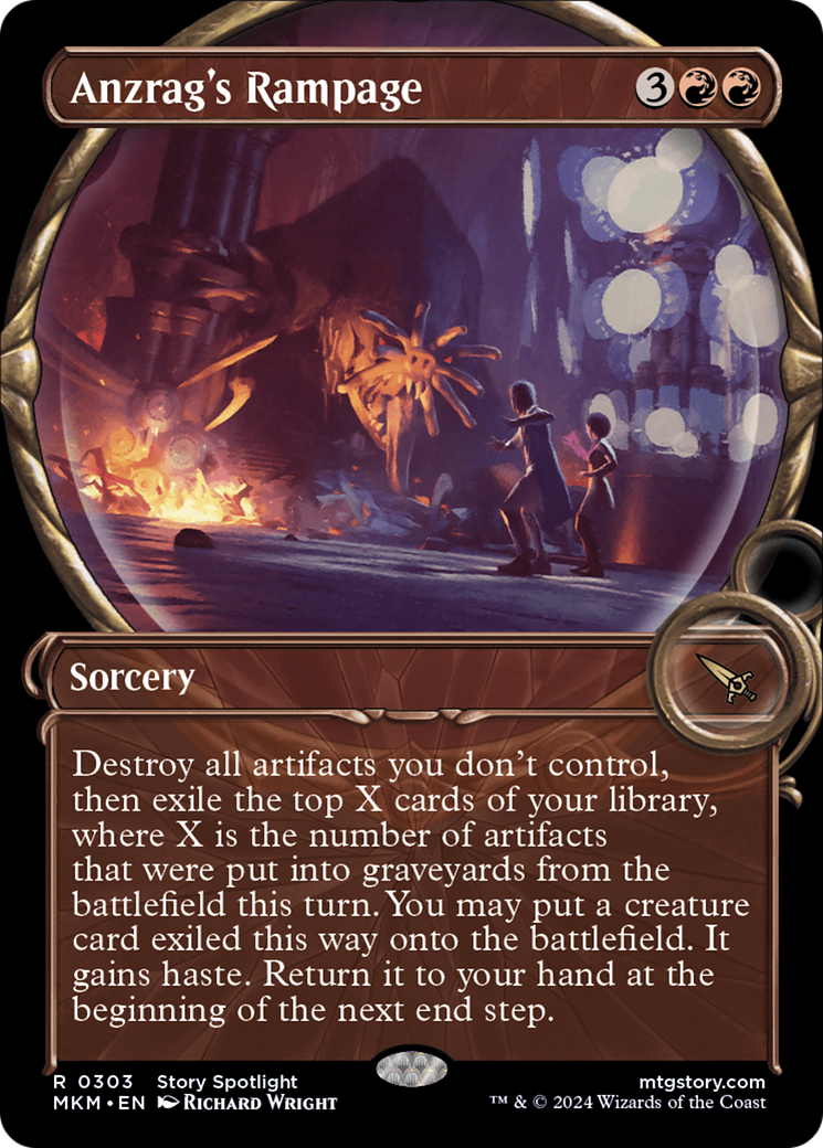 Le saccage d'Anzrag (MKM-303) - Meurtres au manoir de Karlov : (Vitrine) 