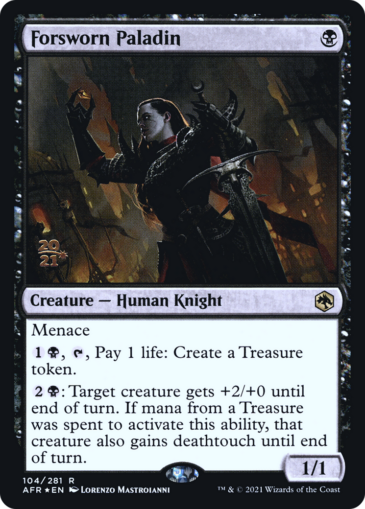 Forsworn Paladin (PRE-104) - Adventures in the Forgotten Realms Promos Foil