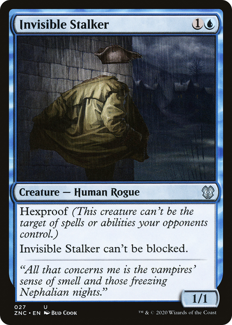 Traqueur invisible (ZNC-027) - Commandant de Zendikar Rising 