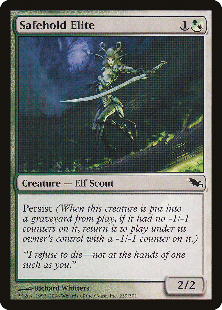 Safehold Elite (SHM-239) - Feuille Shadowmoor 