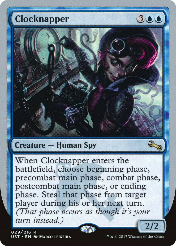 Clocknapper (UST-029) - Feuille instable 