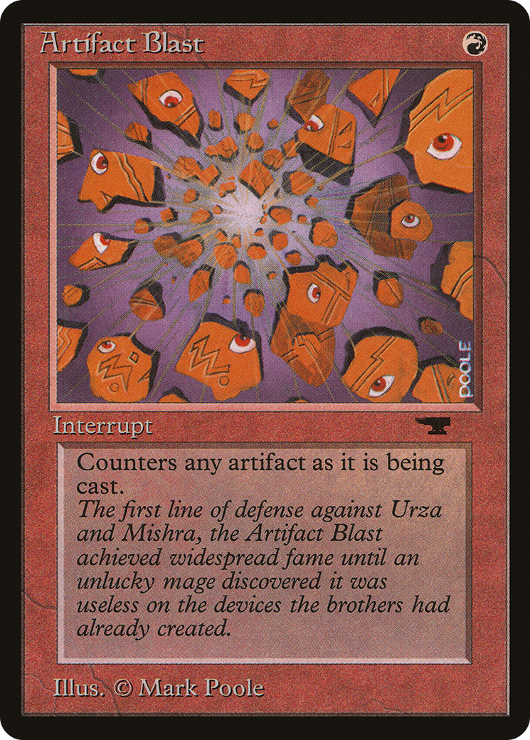 Explosion d'artefacts (ATQ-022) - Antiquités 
