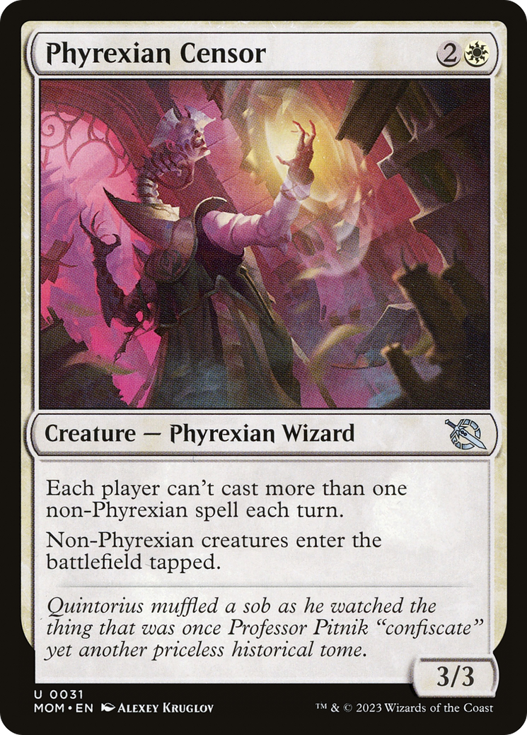 Censeur Phyrexian (MOM-031) - La Marche de la Machine 