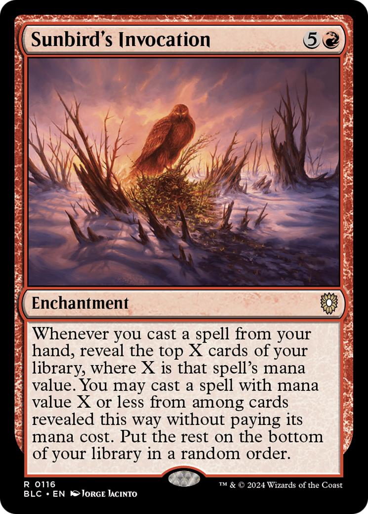 Sunbird's Invocation (BLC-116) - Bloomburrow Commander
