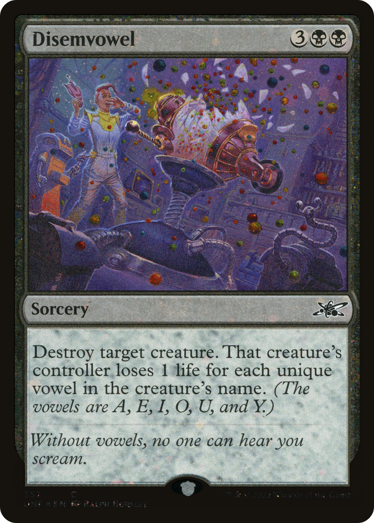 Disemvoyelle (UNF-357) - Unfinity Foil