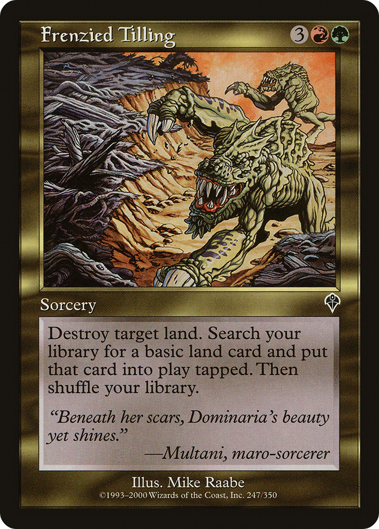 Labourage frénétique (INV-247) - Invasion Foil 