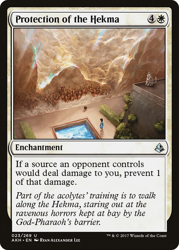 Protection de l'Hekma (AKH-023) - Amonkhet Foil 