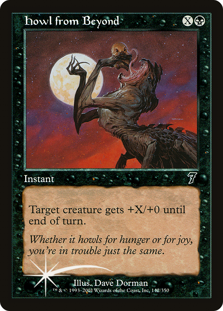 Hurlement d'au-delà (7ED-142★) - Septième édition