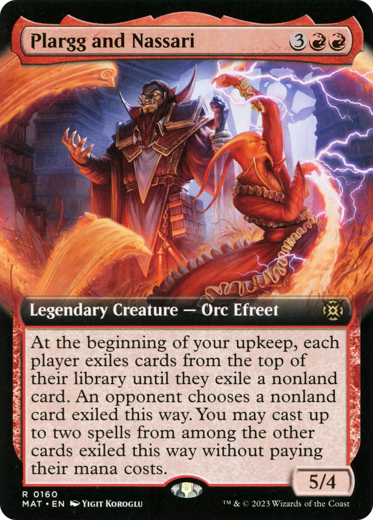 Plargg and Nassari (Extended Art) (MAT-160) - March of the Machine: The Aftermath: (Extended Art) Foil