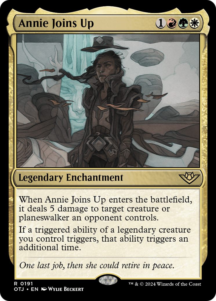 Annie rejoint (OTJ-191) - Outlaws of Thunder Junction Foil 