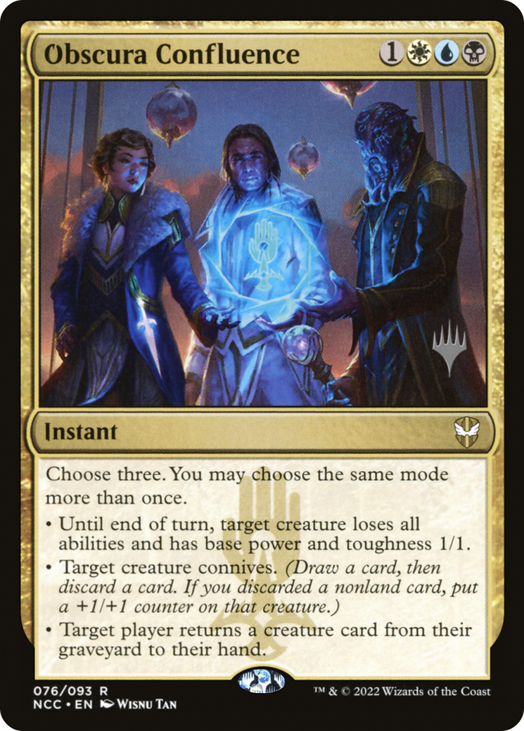 Obscura Confluence (PNCC-76P) - Nouvelles promotions Capenna Commander 