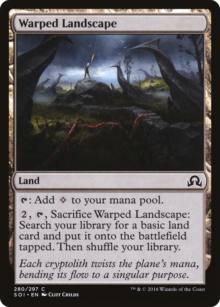 Paysage déformé (SOI-280) - Ombres sur Innistrad 