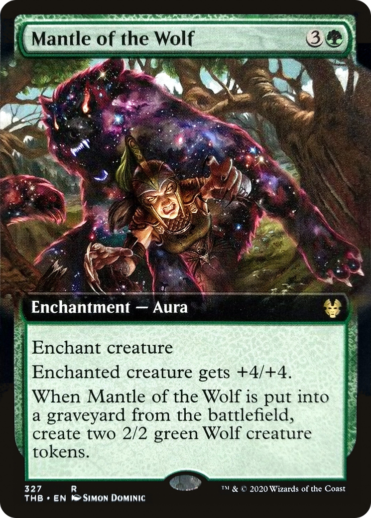 Manteau du Loup (THB-327) - Theros au-delà de la mort : (Extended Art) Foil 