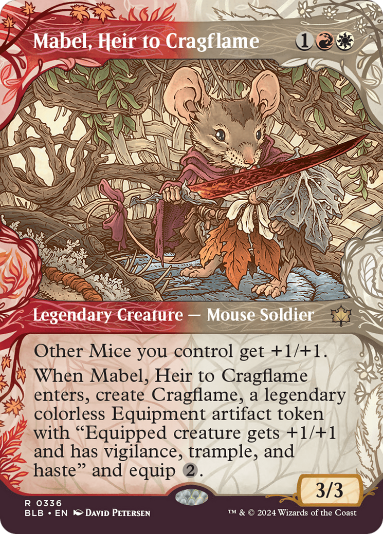 Mabel, héritière de Cragflame (BLB-336) - Bloomburrow : (Vitrine) 