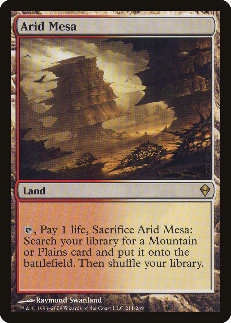 Mesa aride (ZEN-211) - Zendikar 