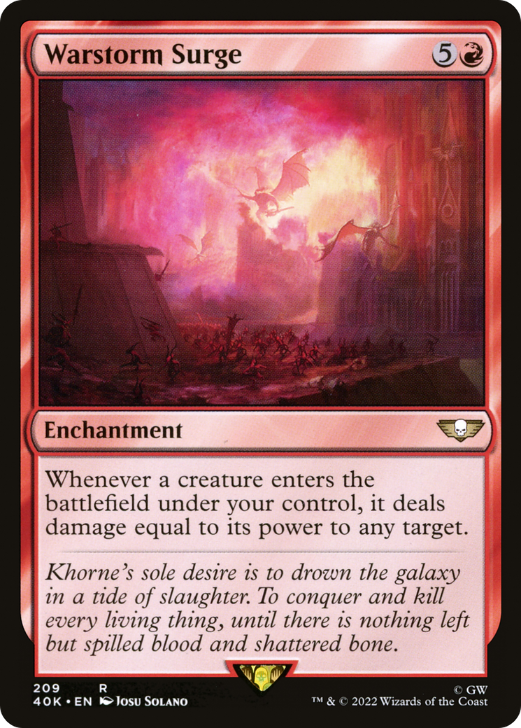 Warstorm Surge (40K-209) - Warhammer 40,000 Commander