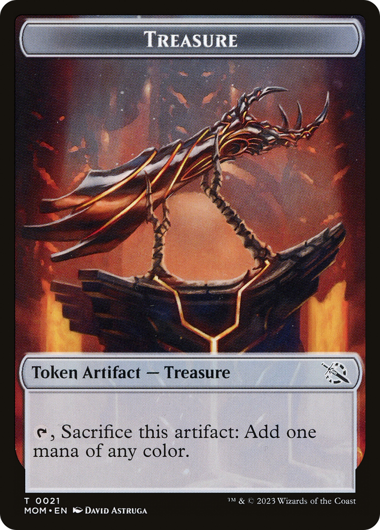 Treasure (TMOM-021) - March of the Machine Tokens Foil