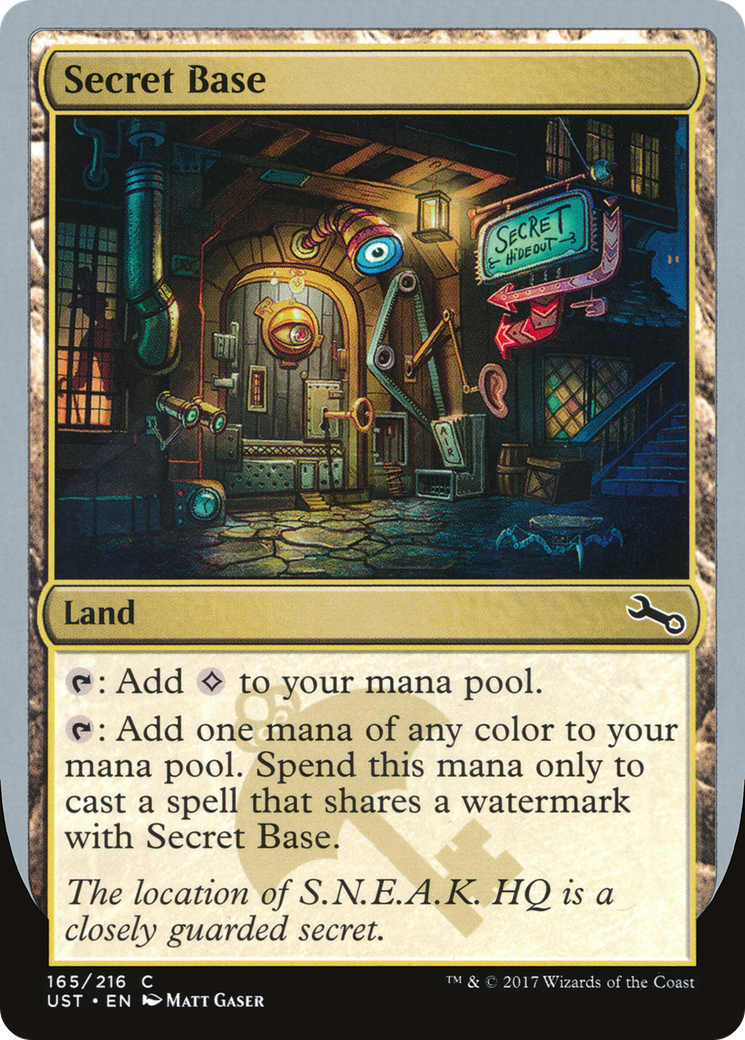 Base secrète (UST-165B) - Instable 
