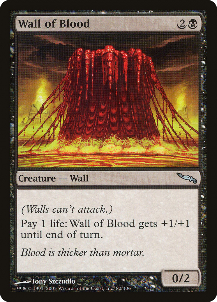 Mur de sang (MRD-082) - Mirrodin Foil 
