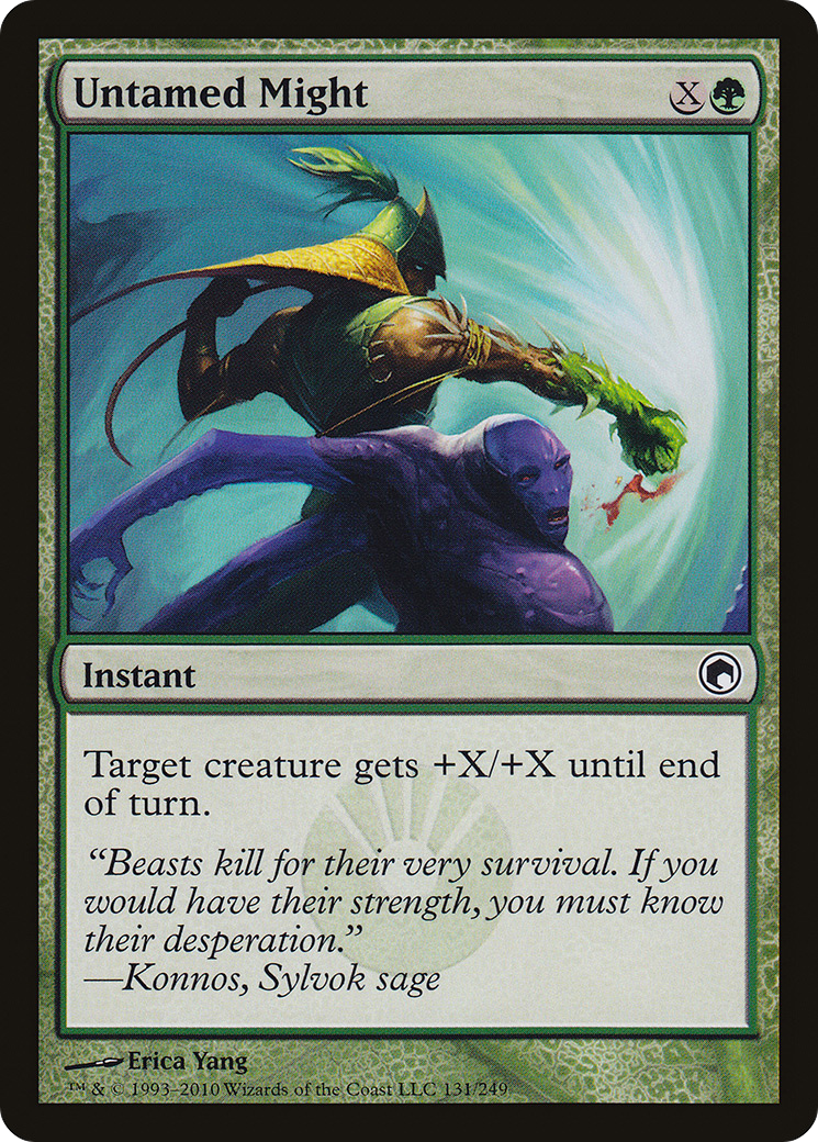 Puissance indomptée (SOM-131) - Cicatrices de Mirrodin Foil 