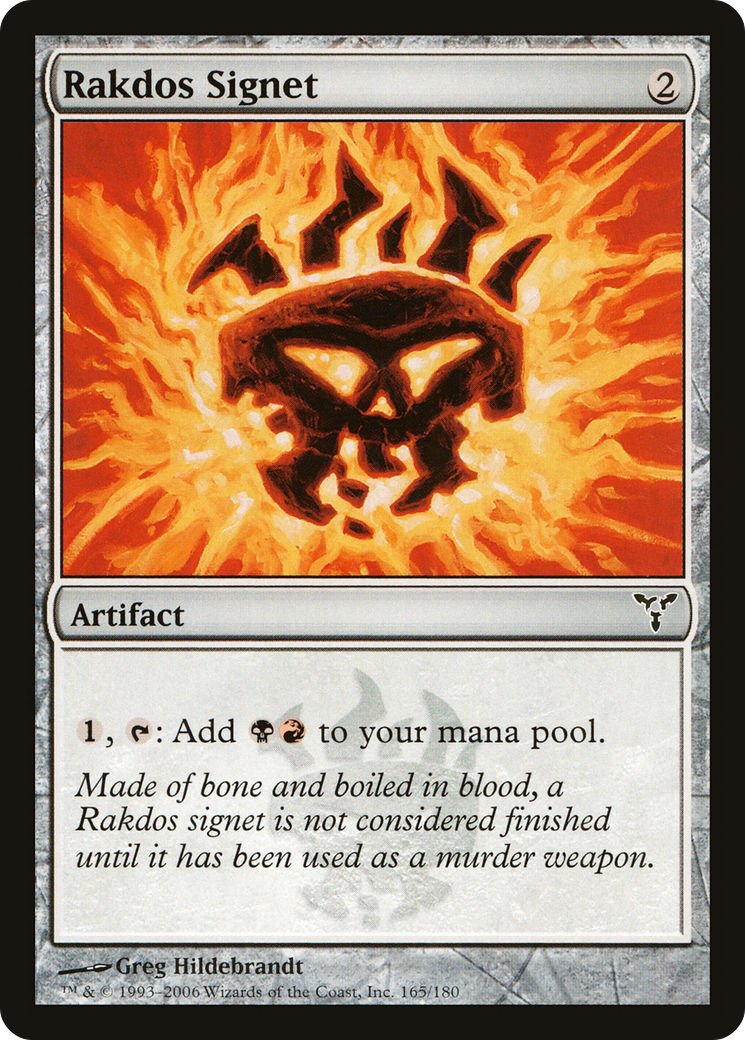 Sceau de Rakdos (DIS-165) - Dissension Foil 
