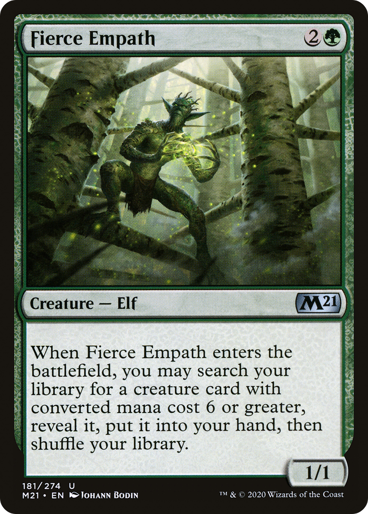 Fierce Empath (M21-181) - Core Set 2021 Foil