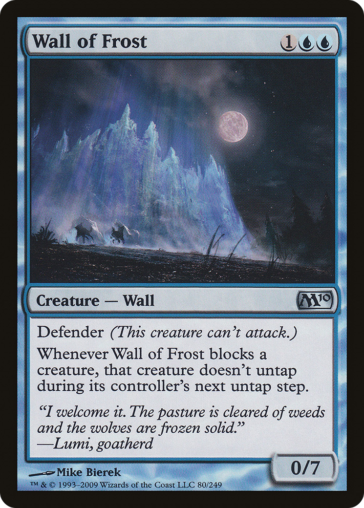 Mur de givre (M10-080) - Magic 2010 