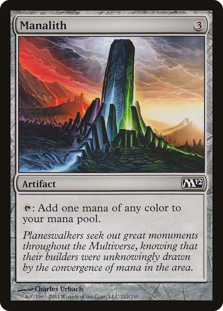 Manalith (M12-212) - Magic 2012 Foil 