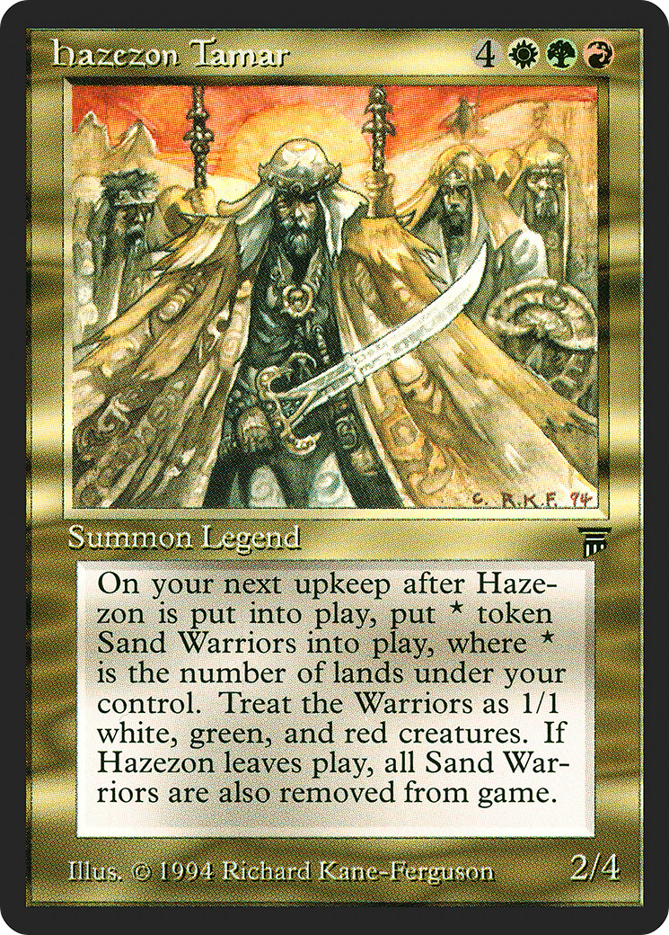 Hazezon Tamar (LEG-230) - Légendes 
