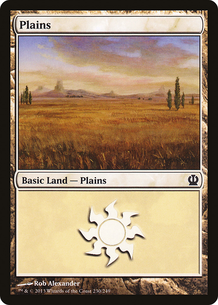 Plaines (THS-230) - Theros Foil