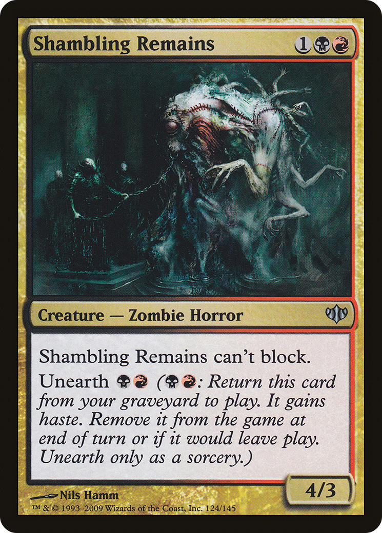 Restes chaotiques (CON-124) - Conflux Foil 