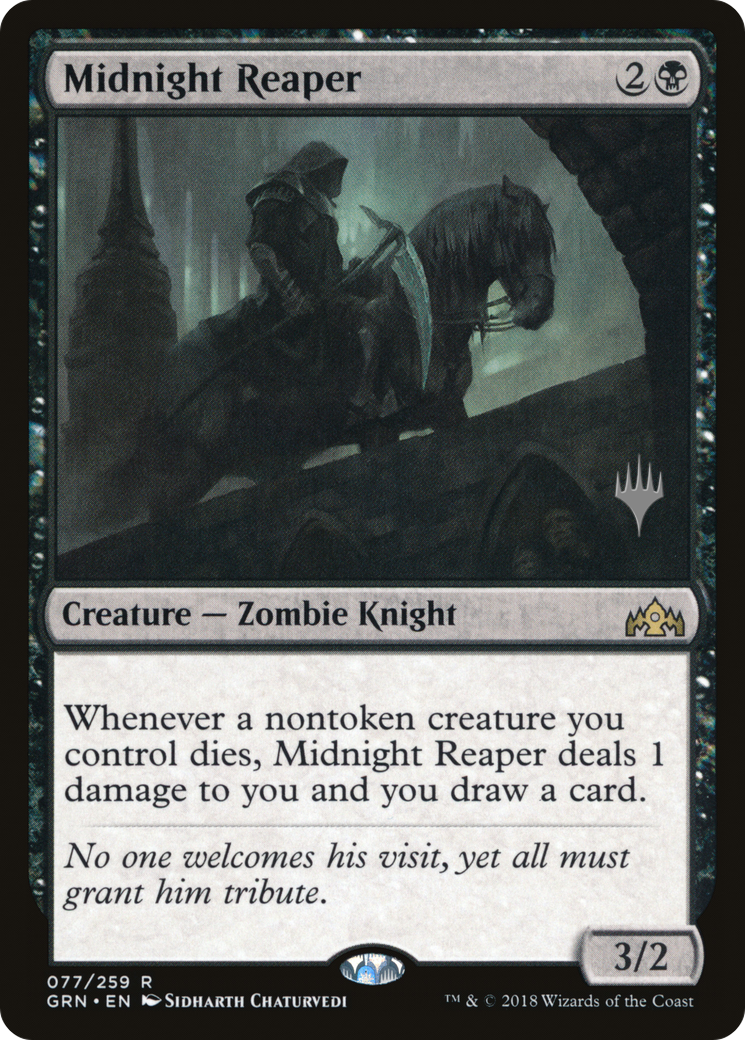Midnight Reaper (PPELD-077) - Guilds of Ravnica Promos