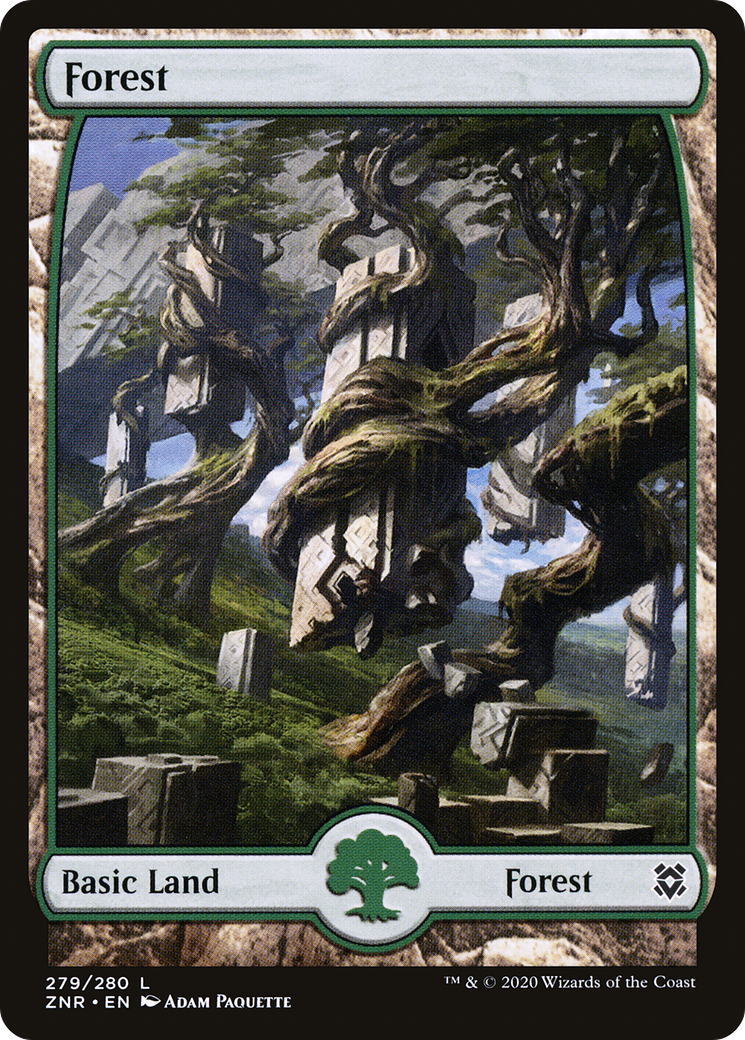 Forêt (ZNR-279) - Zendikar Rising : (Full Art) Foil