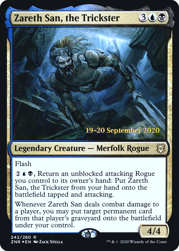 Zareth San, le Trickster (PRE-242S) - Cartes promotionnelles Zendikar Rising 