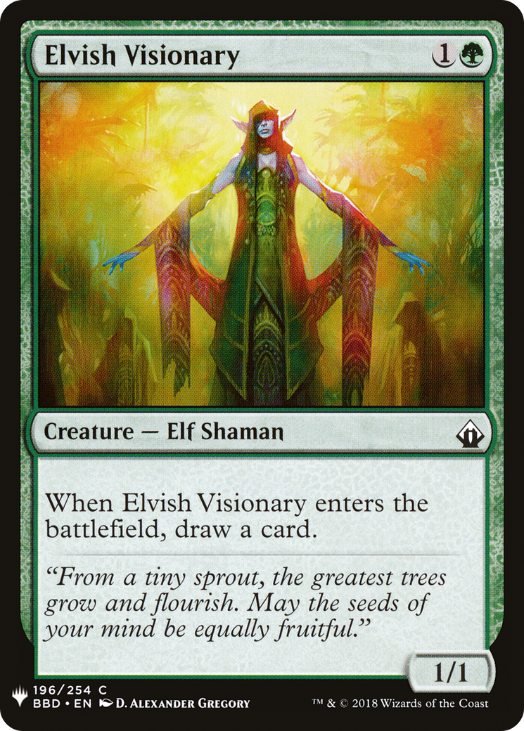 Elvish Visionary (LIST-196) - The List