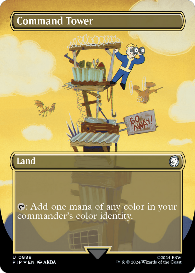 Tour de commandement (PIP-888) - Fallout (sans bordure) Foil