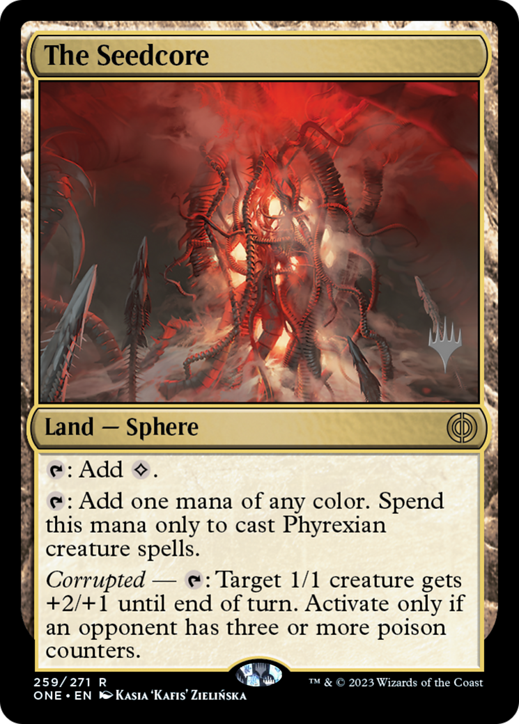 The Seedcore (PPONE-259) - Phyrexia: All Will Be One Promos Foil