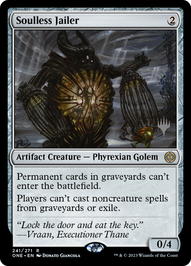 Soulless Jailer (PPONE-241) - Phyrexia: All Will Be One Promos Foil