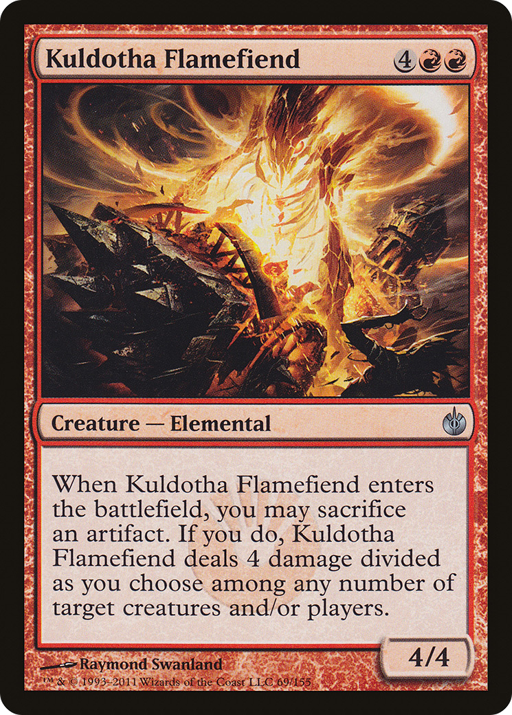 Kuldotha Flamefiend (MBS-069) - Mirrodin assiégé 