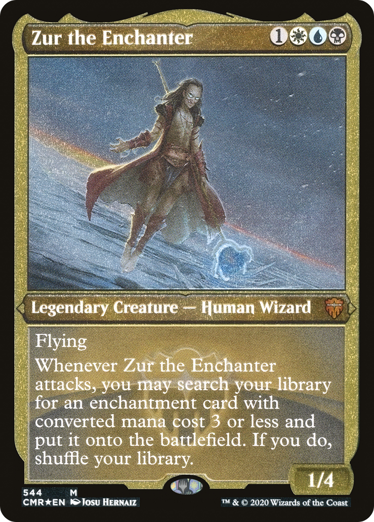 Zur the Enchanter (CMR-544) - Commander Legends - Feuille gravée 