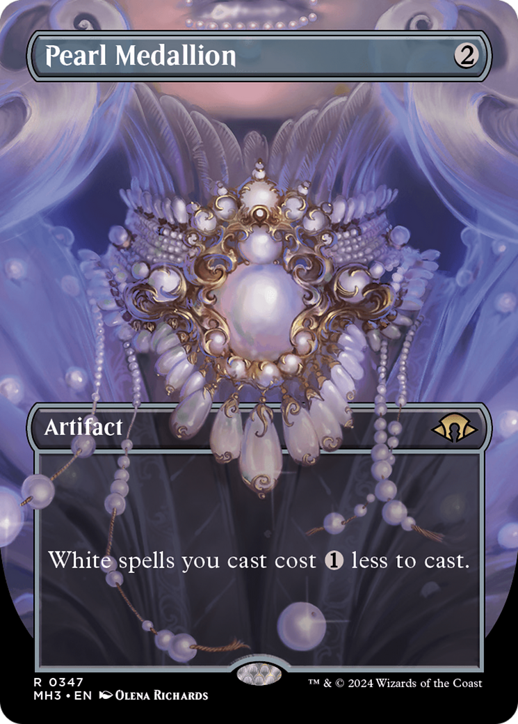 Pearl Medallion (Borderless) (MH3-347) - Modern Horizons 3 (Borderless)