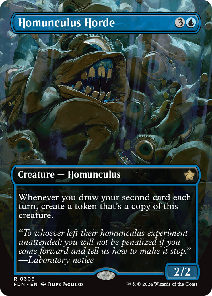 Horde d'Homunculus (FDN-308) - Fondations (sans bordure) Foil 