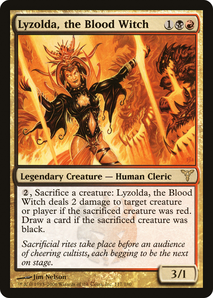 Lyzolda, la Sorcière de Sang (DIS-117) - Dissension Foil
