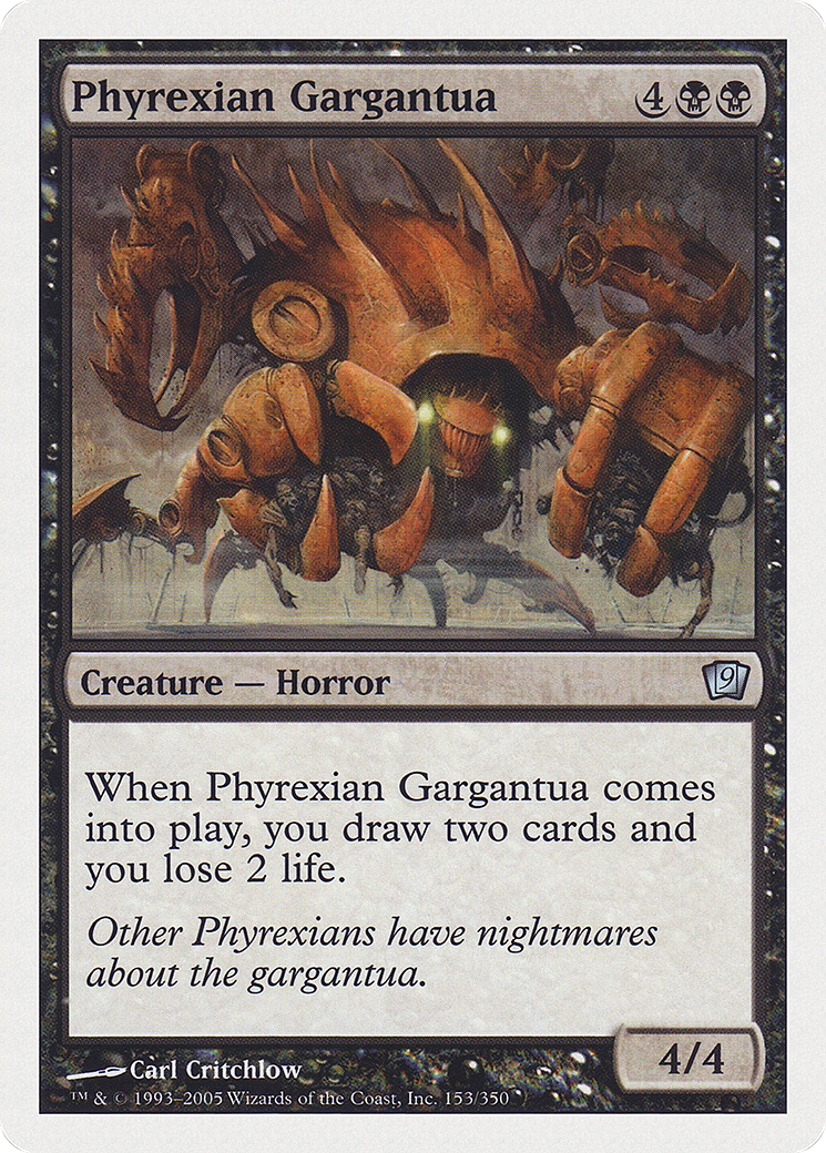Phyrexian Gargantua (9ED-153) - Neuvième édition 