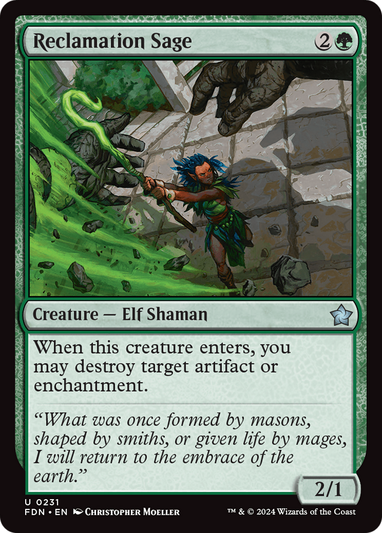 Reclamation Sage (FDN-231) - Fondations 