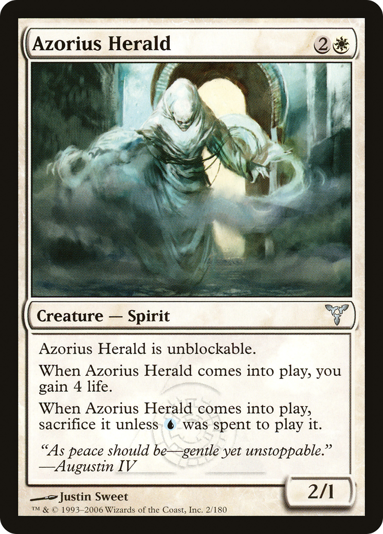 Azorius Herald (DIS-002) - Dissension Foil 