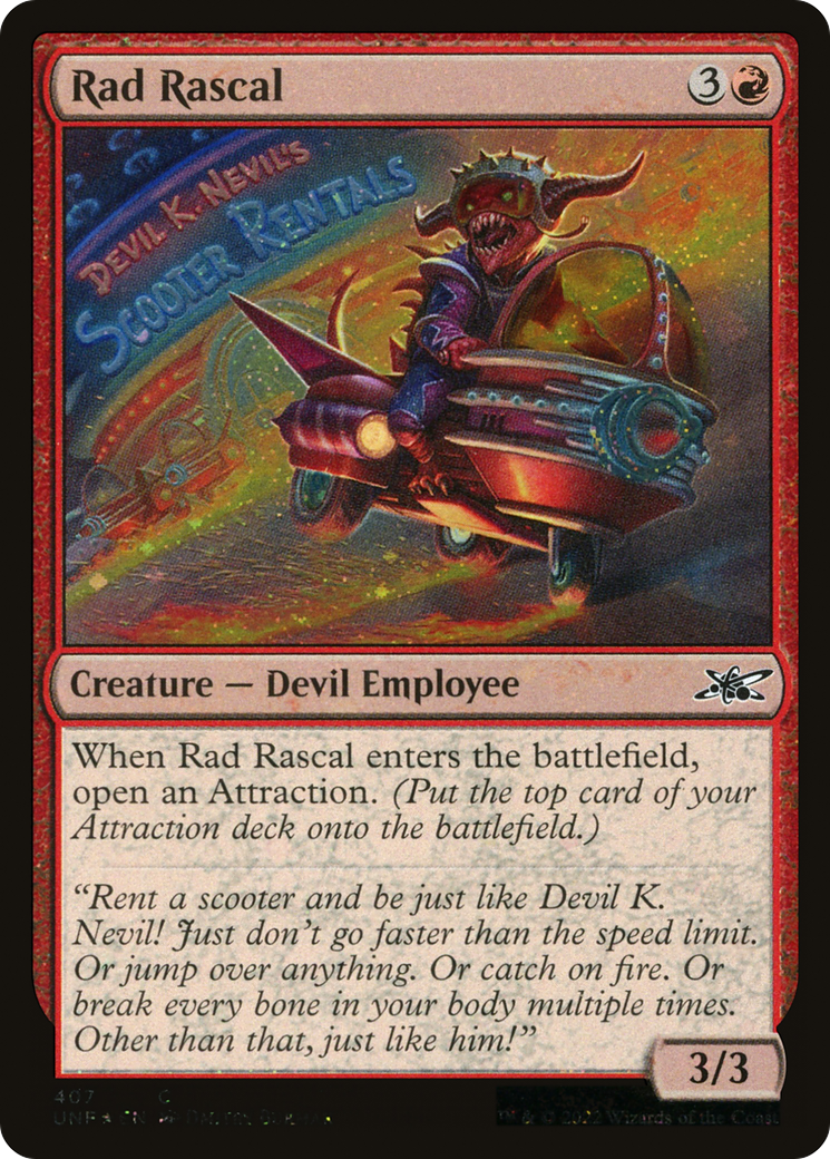 Rad Rascal (UNF-407) - Unfinity Foil 