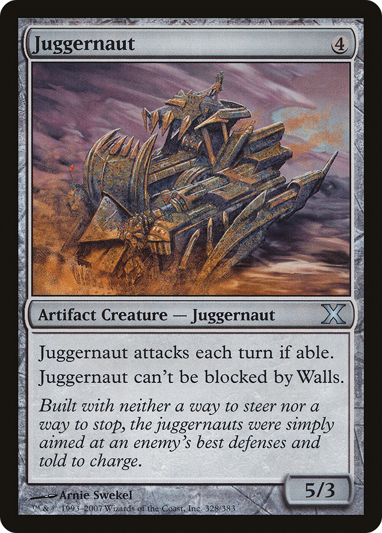 Juggernaut (10E-328) - Tenth Edition Foil